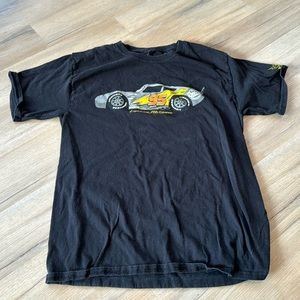 Lightening McQueen Disneyland Cars Land Mens T-shirt Size M (used)